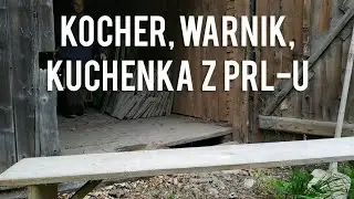 Kocher, warnik, pijok, kuchenka na alkohol, palnik, kuchenka z PRL, zestaw Polsporru - Wisła