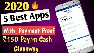 Top 5 Paytm Cash Earning Apps in 2020 | Best 5 Earning apps for android | Earn Money Online in 2020|