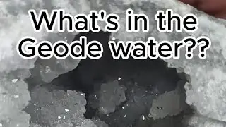 What's in the Geode water?? Enhydro analysis by Mass Spec Everything collab w/ @rockhuntermark