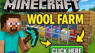 Minecraft में Wool Farm Banana Itna Easy Ho Sakta Hai? | Auto, Fast & Simple!