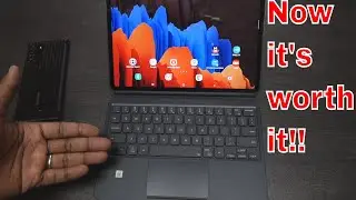 Распаковка и первые впечатления от чехла-клавиатуры Tab S7