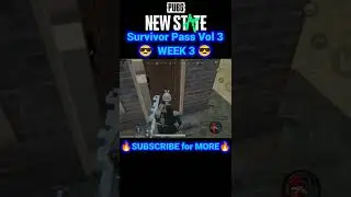Obtain 5 Hunter's Golden Coins from around Troi 🪙 | PUBG New State Survivor Pass 3 WEEK 3 🔥