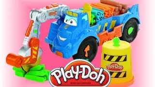 Play Doh Cars Diggin' Rigs Buzzsaw Construction Vehicle Плей до машинка Веселая пила
