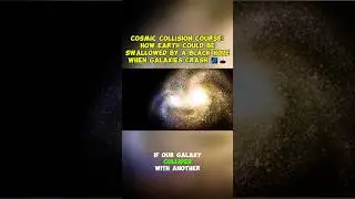 Cosmic Collision Course: How Earth Could Be Swallowed by a Black Hole When Galaxies Crash 🌌🕳️