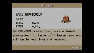 La cave Taupiqueur - Pok&eacute;mon Rouge Feu #27