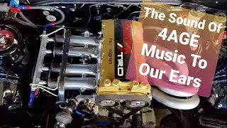 Toyota 4AGE sound compilation 1 ASMR