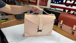 Natural Veg Tan Leather with a tactical Lock