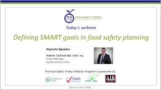 Defining SMART goals in food safety planning