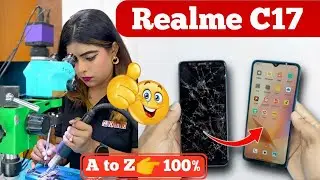 Realme C17 Display Colour Problem Solution Il amoled display samsung thar ROXX || How to replace