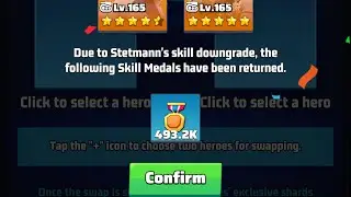 Last War Season 3: using the skill medals I got from Stetman! I was able to max 4 skills!