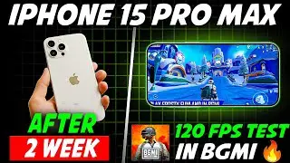 iPhone 15 Pro Max bgmi 120 fps test in 2026 🔥✅