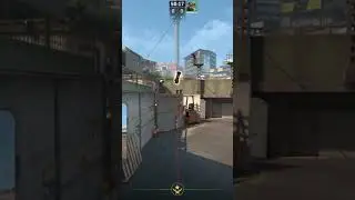 How to Flash into Short on Overpass #shorts #flashbang #overpass #cs2 #csgo #counterstrike