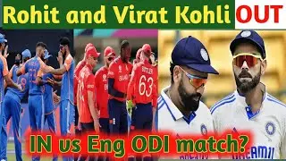 Rohit and Virat Kohli England ODI match OUT ? #cricket #invsEng#testcricketlive