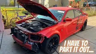 I Bought This Hellcat Widebody From Copart But I Cant Sell It... Parts ONLY