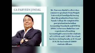 CA Final Financial Reporting By Parveen Jindal (New) Full Course Details