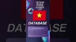 Vietnam Mobile Phone Number List | B2B Database
