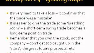 Beginning Investors' 7 Deadly Sins