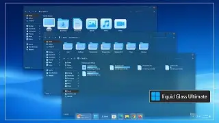 Every Windows 11 User Should Try This Liquid Glass Theme | Windows glass Theme
