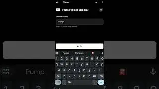 Blum new youtube video verify code Pumptober Special |  28 October Blum Code today
