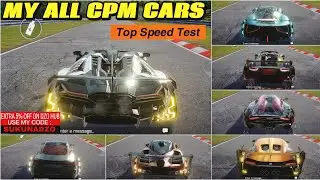 WHICH 1 IS FASTEST ❓| DriveZoneOnline My All Cpm Cars Top Speed Test @DriveZoneOnline 