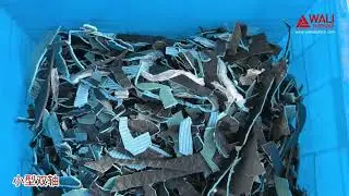 Super powerful fabric textile shredder two shaft shredder textile crusher #shredder #machine