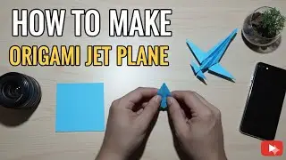 How to make origami jet plane ✈️| easy origami | step by step #origami #diy #paperart
