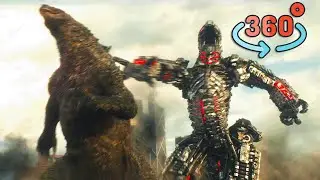 360&deg; Godzilla VR MOVIE Godzilla vs Kong | FACE TO FACE with GODZILLA