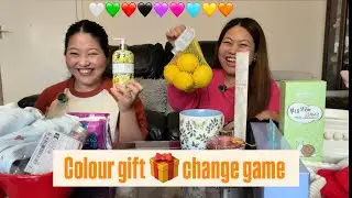 Colour gift exchange game with friend @nixongrg  #exchange #colour #games #friends  #2026 