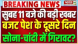 Gold Silver Price Hikes : बजट पेश के दूसरे दिन सोना-चांदी में फिर गिरावट? | Budget | Breaking News