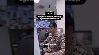 #shortvideo CCTVMasjid Al Haram security system control room