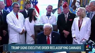 Trump executive order reclassifying cannabis / Big game changer for the future of America. #trump ￼