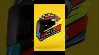 NHK GP-R TECH SERGIO GARCIA SINGLE VISOR WITH FREE CLEAR LENS VISOR  #nhk #nhkhelmet  #helmet