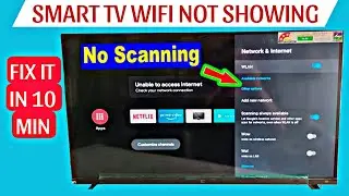 Smart TV Wifi Not Showing How To Fix It wifi not connecting in Tv
