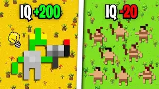 ¿Pueden 50 GENIOS vencer a 1000 TONTOS? - WorldBox