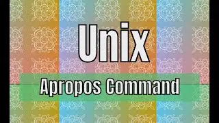 Unix Apropos Command