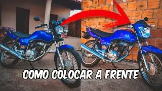 COMO COLOCAR A FRENTE DA TITAN 160 NA 125
