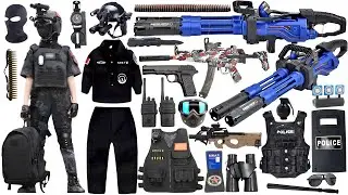 Special Forces Military Toy Gun Set Open Box, Type 95 Assault Rifle, Gatling Machine Gun, CS CS吃雞套裝