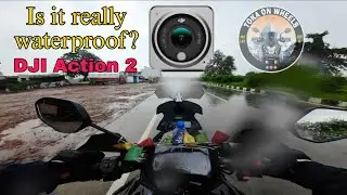 DJI Action 2 kya sach mai waterproof hai ? 😥 300km ki ride pe Naukuchiatal to Noida. 