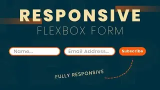 Responsive Form Using Html and CSS | CSS Responsive Form