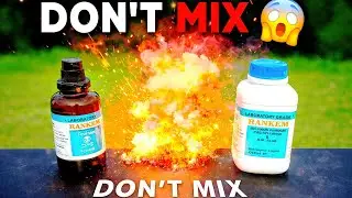 गलती से भी ये 2 केमिकल मत मिलाना 😱 | Real Experiment Gone Wrong | Explosion Test