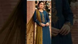 Lawn embroidered dress 💝 #youtubeshorts #shoppingmall #embroideredclothing #embroidereddress #suits