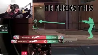 Реакция TenZ на ГРОМКИЕ Aspas INSANE Collat ​​и Flick