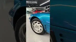 10,985 original mile 6-speed Aqua Blue Metallic C4 Corvette reminds you why #ilovethe90s #corvette