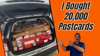 How I Purchased A Car Load of Postcards to Resell on eBay!