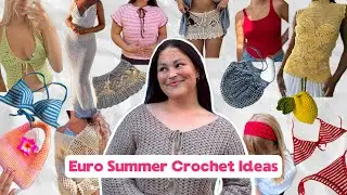 40+ Euro Summer Crochet Ideas 🍋👙🏖️ (with free patterns)