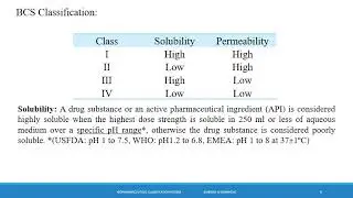 Biopharmaceutical Classification System