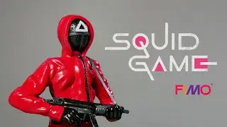Squid Game Soldier Z Modeliny FIMO | Polymer Clay Tutorial