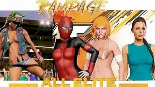 Fortnite / Lady Deadpool, Tank Girl, Lara Croft and more WWE SMACKDOWN double features. #iceyu_tv
