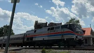 Railfanning in Rocky Mount and Wilson FT: @JimLiElevators ,AMTK 92 with 157 and 130 on 90 7/28/22