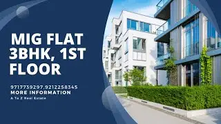 Mig Flat | 3bhk first' floor | Best deal | Raw condition | gated society | car parking also